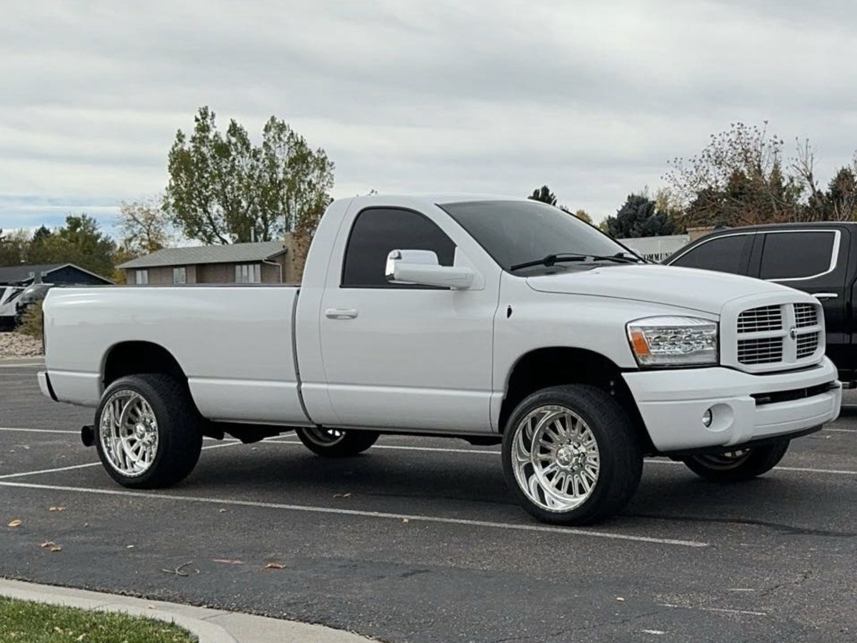 White Ram Cummins diesel pickup planned for future KingKits maintenance-kit coverage